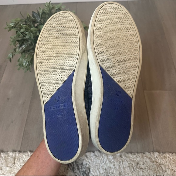 Rothy’s Limited Edition Metallic Slip On Sneakers Women’s 9.5 - Picture 5 of 12